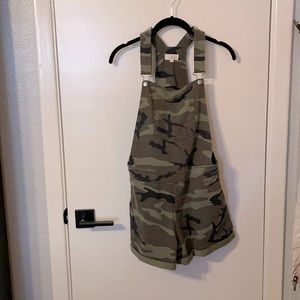 olive Camo overalls. A very soft cotton blend